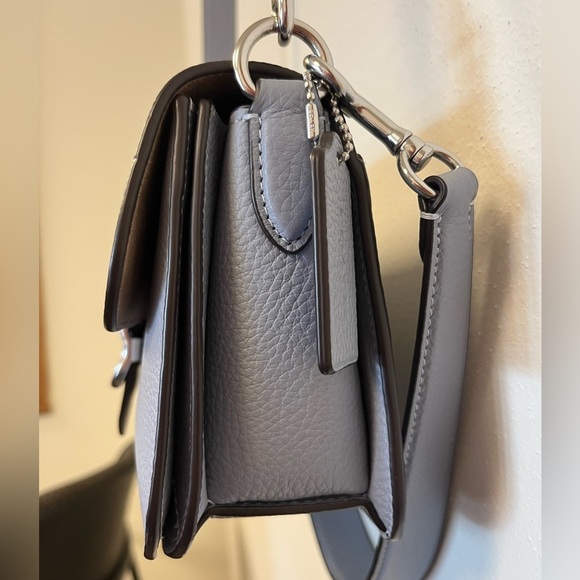 Coach Morgan Shoulder Bag and Matching Wallet in Blue Mist - Picture 11 of 17